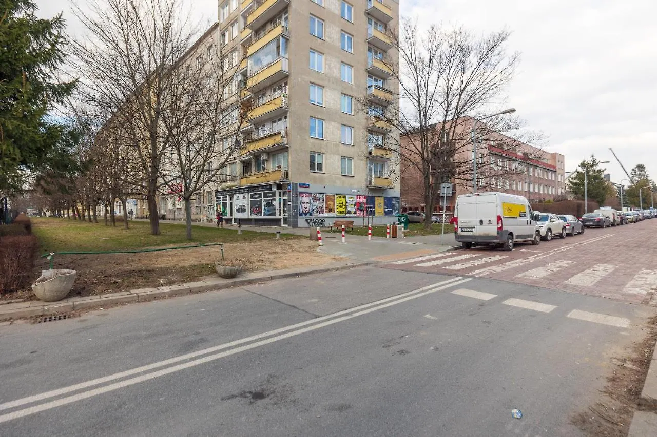 Metro Raclawicka Red Apartment Warsaw Poland